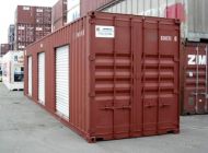 Container with Roll Up Door Modification