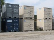 8x10 Storage Containers Stacked