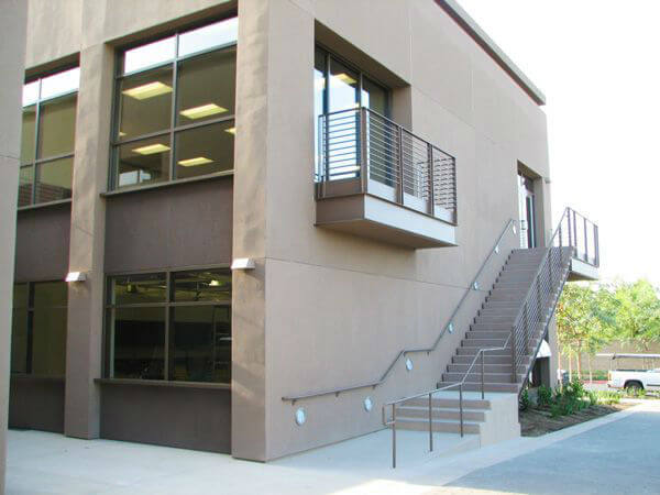 Balcony and Cantilever Staircase
